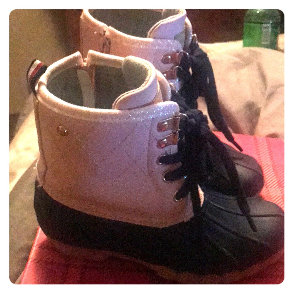 A pair of kids Tommy Hilfiger boots